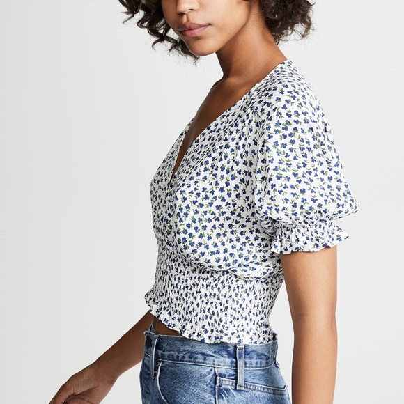 Faithfull The Brand First Light Top in Rae Floral - Picture 5 of 9
